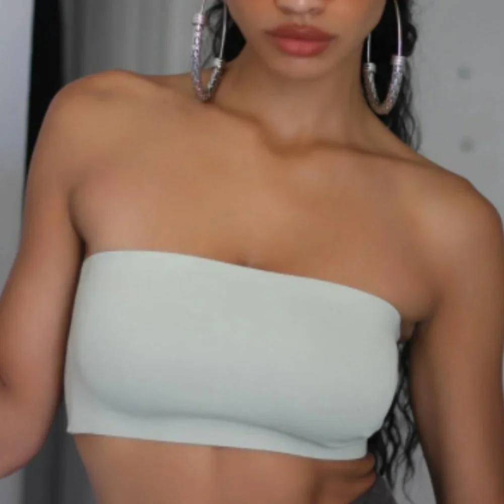 Free People Nina Neo Scuba Bandeau Bralette Blue S NWT